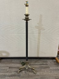 Candle Stick Floor Lamp With Claw Feet 51' Tall