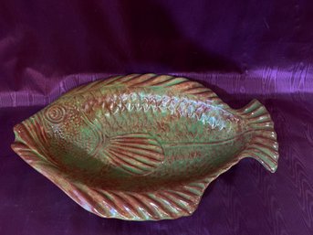 Fish Serving Decorative Platter Creek Turn CMR
