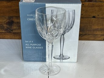 1 Box Of 4 All Purpose Wine Glasses Marguis Omega