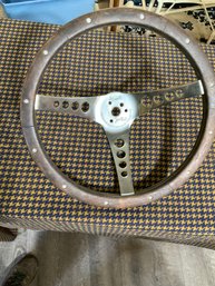 Rare 60s Racing Steering Wheel 13 1/2' Diameter