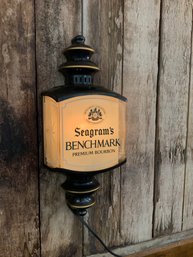 Bar Wall Light Seagram's Benchmark Premium Bourbon Works 14' X 5' X 4'