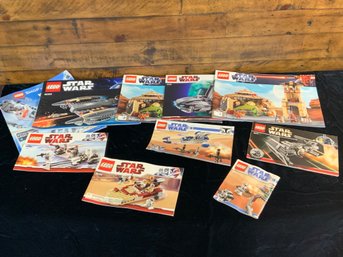 Lot Of Lego Instruction Manuals Assorted Approximately 10 Star Wars