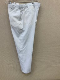 Men's Jos A Bank Leadbetter Golf Pants White Size 38x29 No Stains Rips Or Discoloration