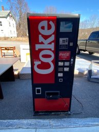 Coke Vending Machine Runs And Gets Cold Money Inside Measures 67' X 27' X 26'