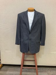 Men's Bill Blass Sport Coat 55 Silk 45 Wool Size 44R No Stains Rips Or Discoloration