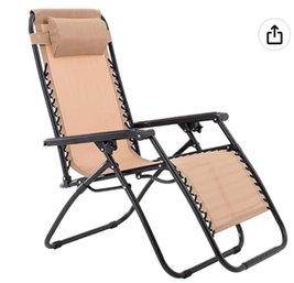 Beige Anti Gravity Chair New In Box Similar To Pictured