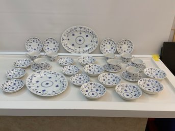 Lot Of Dishes York Town, Finest English Ironstone, Hand Engraved Underglaze Permanent Color Salem England