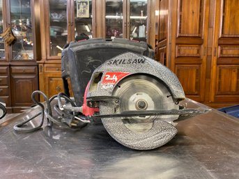 Heavy Duty Skilsaw Skil Saw Model 5500 With Blow Mold Case In Immaculate Condition
