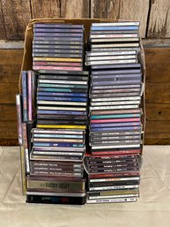 Lot Of 81 CDs With 2 Box Sets Jazz Divas Louis Armstrong Buddy Holly Swing Big Band Billie Holiday Etc.