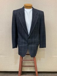 Men's Mani By Giorgio Armani Sport Coat 60 Silk 40& Wool Size 40R Made In Italy No Stains Rips