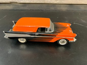 1957 Chevrolet Nomad Red Coin Bank With Key