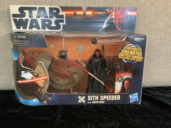 Star Wars Sith Speeder With Darth Maul New In Box