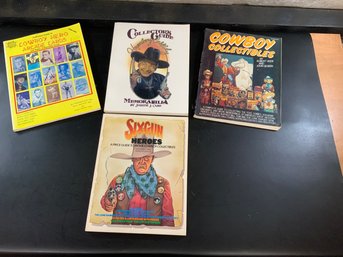 Price Guides For Cowboy Collectibles And Memorabilia Lot Of 4