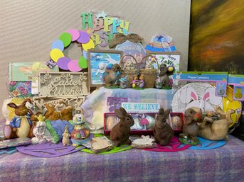 Easter Figurines, Decor, Eggs, Wall Hangings And Table Coverings