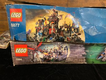 2 Lego Boxes One With Pieces To Build And One Empty