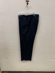 Men's Perry Ellis Dres Pants In Black Size 38X 30 No Stains Rips Or Discoloration