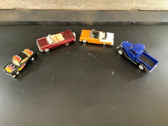 1956 Chevy Chevrolet 1937 Ford Pick Up 1959 Chevrolet Impala 1955 Chevrolet Bel Air Superior Die Cast 4 Piece