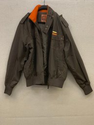 Men's Bomber Style Jacket By Live Mechanics Size L