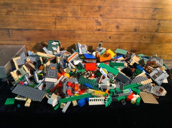 Mixed Lego Brick And Assorted Pieces 10.25 Pounds