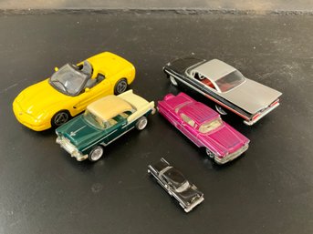 5 Mixed Die Cast Cars Mattel Hot Wheels Match Box Durago