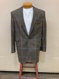 Men's Miller's Oath Bespoke Sport Coat No Size Or Fabric Listed Possibly Size 46 Likely Wool No Stains Rips