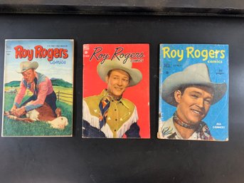 Dell Comic 3 Editions Roy Rogers Sept 1952 Oct 1948 Nov 1950