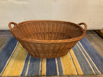 Medium Wicker Laundry Basket