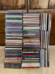 Lot Of 93 CDs ABBA Toni Braxton Tony Bennett Ella Fitzgerald Mel Torme Kenny G Maraiah Carey Etc.
