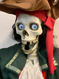 Animatronic Pirate Skeleton  Looks All There Untested