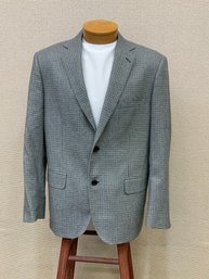 Men's John W. Nordstrom Sport Coat Ing. Loro Piana & Co. 100 Worsted Spun Cashmere Made In Italy Size 44S