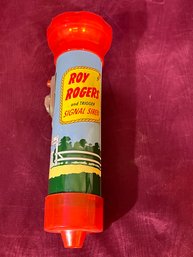 Roy Rogers & Trigger Signal Siren Flash Light Untested