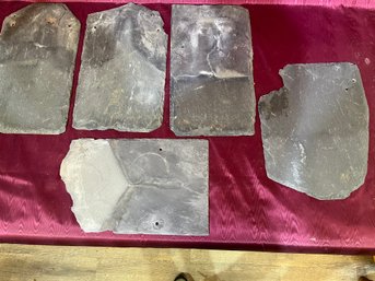 5 Pieces Of Roofing Slate Perfect For Crafting