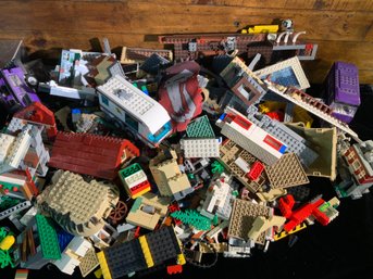 Mixed Lego Brick And Assorted Pieces 10.80 Pounds