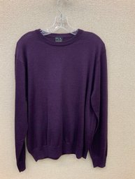 Men's Jos A Bank Crew Neck Sweater 53 Merino Wool 47 Acrylic No Stains Rips Or Discoloration