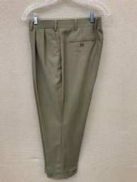 Men's Ralph By Ralph Lauren Dress Pants Brown Check No Size Likely 36X30 No Stains, Rips Or Discoloration