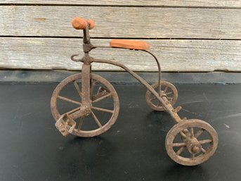 Mini Decorative Tricycle Metal And Wood 7.5' X 9.5'