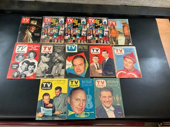 Vintage TV Guides Assorted Vintage Years 13 Total