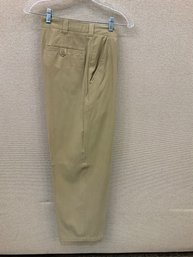 Men's Dickie Walker Dress Pants 59 Lyocell 41 Cotton Khaki Size 36 No Stains, Rips Or Discoloration