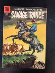 Dell Comic Luke Shorts Savage Range No. 807 1957