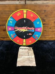 Magnetic Dart Board With Battery Motorized Spinning Target 14: Diameter