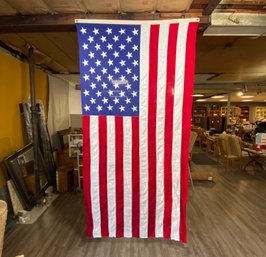 American Flag Heavy Duty With Sewn In Stars And Stripes 5 Feet X 96 Inches