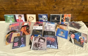 Lot Of 47 CDs Nancy Wilson Perry Como Ella Fitgerald Frank Sinatra Petula Clark Etc.