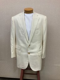 Men's Ralph Lauren Blazer Silk & Cashmere Size 44L No Stains Rips Or Discoloration