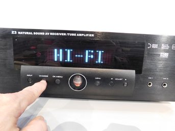 Elite Z3 Natural Sound AV Receiver And Tube Amplifier Tested Works Perfectly