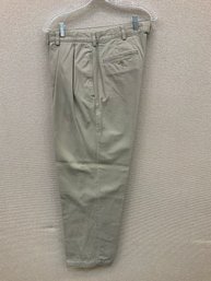 Men's Polo Ralph Lauren Chino Pants 100 Cotton Khaki Andrew Cut Size 38X30No Stains, Rips Or Discoloration
