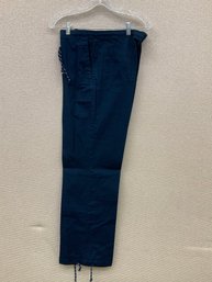 Men's Dickie Walker Pants 97 Cotton 3 Spandex Navy Size L No Stains, Rips Or Discoloration