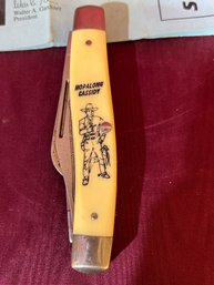 Hopalong Cassidy 2 Blade Pocket Knife By Schrade