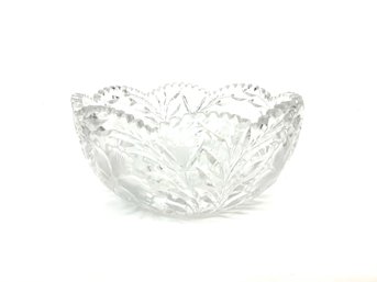 American Brilliant Cut Glass Bowl 8' X 4'