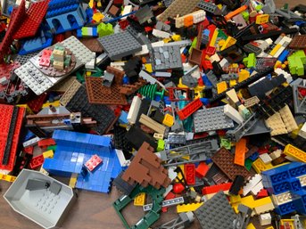 Mixed Lego Bricks And Assorted Pieces 11.20 Pounds