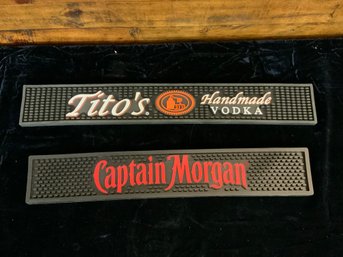 2 Bar Mats Tito's 23' Long Captain Morgan 20.5' Long